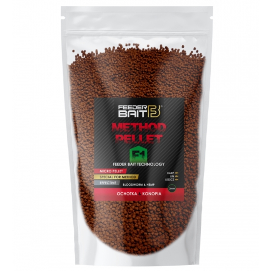 Feeder Bait pellet 2mm F1 ochotka & konopia